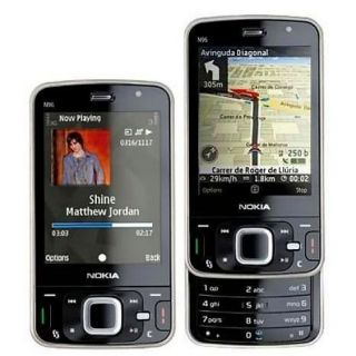 NEW NOKIA N96 BLACK CELL PHONE 16GB GPS 5MP UNLOCKED &