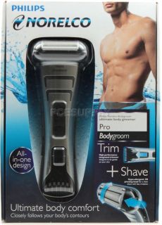 NEW Philips Norelco Bodygroom Pro Grooming Rechargeable Shaver System 