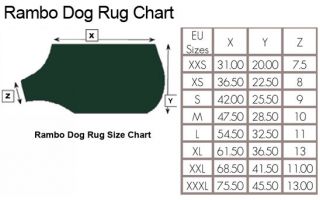 Horseware Rambo Waterproof or Newmarket Fleece Dog Rug / Blanket XXXS 