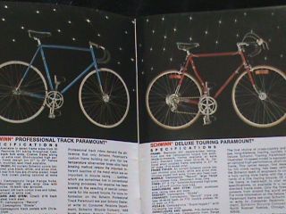 schwinn paramount stingray tandems and others pamphlet catalog 