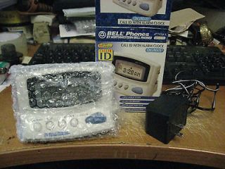Northwester Bell Phone 77550 1 White Digimate Caller ID with Alarm 