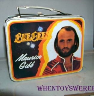 Vintage 1978 Bee Gees Maurice Gibb Metal Lunch Box