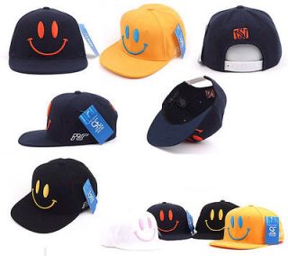 UNISEX HIPHOP BALL CAP SMILE MARK LOGO UNIQUE STYLE HAT BIGBANG 