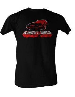 Knight Rider T Shirt Red Kitt Car David Hasselhoff Soft Adult S XXL 