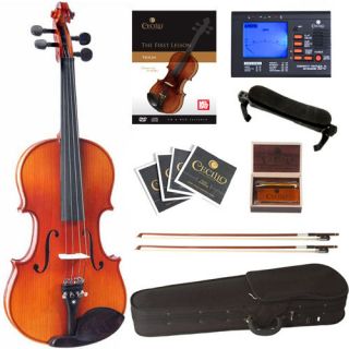Cecilio CVN 320L Left Handed Violin Ebony Size 4/4~1/4
