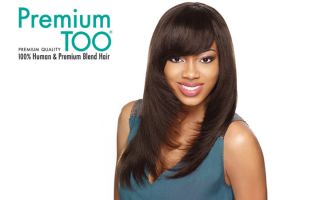 Sensationnel Premium Too Human & Premium Blend Hair Weave   Yaki Pro 