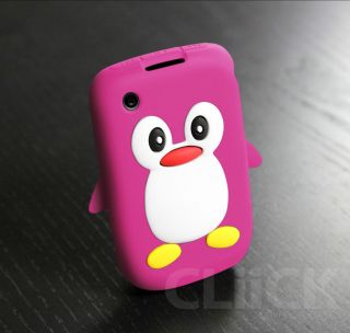   Curve 8520/9300 cute toy PENGUIN silicone soft gel case cover