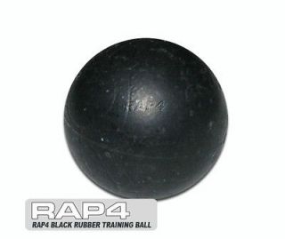 BLACK RUBBER TRAINING BALLS (paintball) BAG of 500