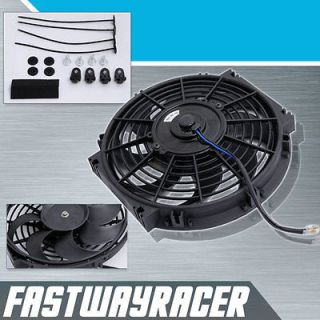 10 Electric S Slim Cooling Radiator Fan Pusher Puller