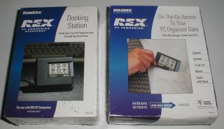 New Rolodex Rex 3 DS Organizer with Docking Station