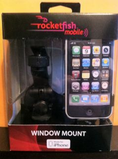NEW Rocketfish Mobile   Window Mount Car for Apple iPhone 3G 3GS 4 