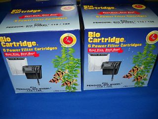 12 Bio Filter Cartridge For Penguin Bio Wheel 110/125 (2 Six Packs)