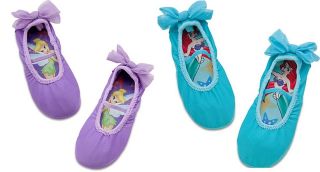   TODDLER PURPLE Tinker Bell Swim Shoes OR AQUA Ariel Swim Shoes NEW