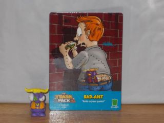 Moose THE TRASH PACK Series 3 BAD ANT #427 Figure & Trading Card 03 