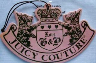 JUICY COUTURE PERFUMED AIR FRESHENER CHARM NEW AND SEALED