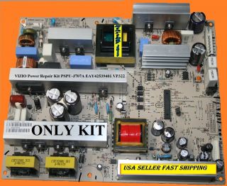 VIZIO TV REPAIR KIT VP322 PSPU J707A POWER SUPPLY FAST SHIPPING