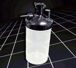 Salter Labs Dry Oxygen Bubble Humidifier Bottle #7100 (THC SLT7100)