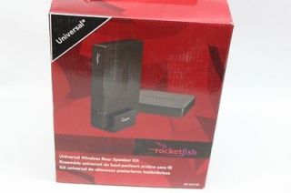 Rocketfish Universal Wireless Rear Speaker Kit RF WHTIB IN BOX