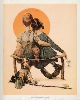   Litho by Emanuel Schary Regarded as the Jewish Norman Rockwell