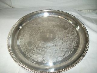 Sheffield silver tray platter 13 5/166 USA made
