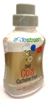 SodaStream Sodamix Diet Cola Caffeine   Free Syrup