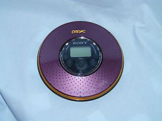AS IS Sony Portable ATRAC3PLUS  CD Player Walkman PSYC D NE320 