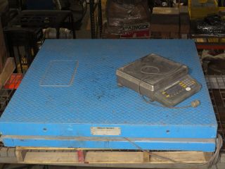 AVERY WEIGH TRONIX DSL4848 10 10000 LB FLOOR SCALE 48 WITH PC 820 