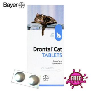 Tablets Drontal Cat Tablets Kitten Medical Veterinary Feline All 