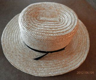 AUTHENTIC AMISH MADE STRAW HAT NEW 7 1/4 AMERICAN MADE