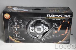 New Subsonic Racing Pro Seat And Steering Wheel For PlayStation 3 And 