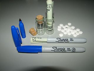 Sharpie pen marker stash can hidden compartment for cash, pills, money 