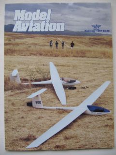 Model Aviation Magazine February 1997 RC Sailplanes/Pyl​on Racing