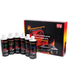 Auto Car Care Carpet Polish Cleaner Gloss 9pc Kit Set