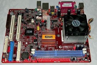   Desktop Motherboard Model M810D V7.5 With CPU and Fan Tested Working