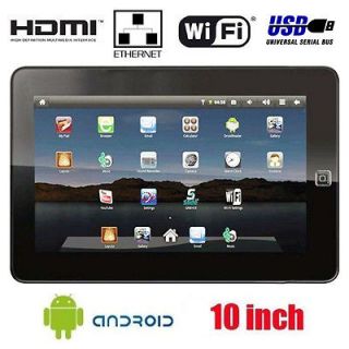 NEW SVP 10 Touch Screen Android 2.2 Tablet PC 2GB Storage WiFi HDMI 
