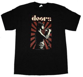 The Doors Lizard King Vintage Style Distressed Rock Band T Shirt Tee