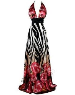 red zebra dress in Clothing, 