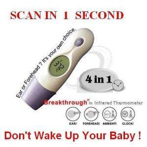 Infrared Digital Forehead Ear 4 in 1 Baby Thermometer