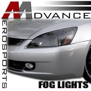 2003 2005 Honda Accord 4 Door Sedan Factory Clear Lens Fog Lights 