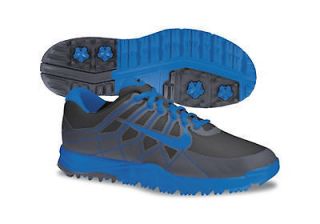 2013 Nike Range Jr Junior Golf Street Shoes   Grey/Blue   Select Size