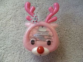 Bath and Body Works Scentportable Pink Reindeer Merry Mistletoe 