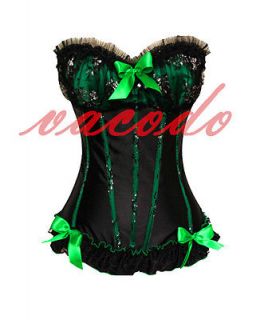 green corsets in Corsets & Bustiers
