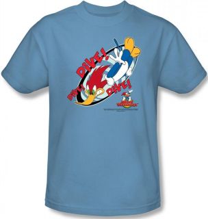   Women Youth Kid Woody Woodpecker Dive Classic Logo Cartoon T shirt top