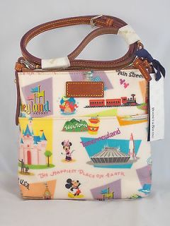   Bourke Sand Disney DLR Disneyland Retro X Body Letter Handbag D725X SD