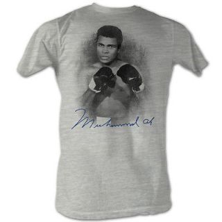 Muhammad Ali Classic Pose Boxing Gloves Licensed Tee Shirt Adult Sizes 