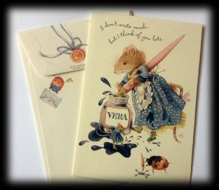 Hallmark Retired Marjolein Bastin Vera The Mouse Think Of You Lots 