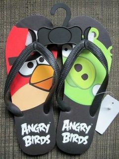 angry birds flip flops in Clothing, 