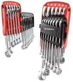  TOOLS 14 Pce Combination Spanner Wrench Set 7mm 24mm In Holder Clip
