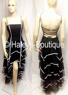   Nites By Stacy Sklar Size 3, 13 Black White Dress Juniors Prom Party