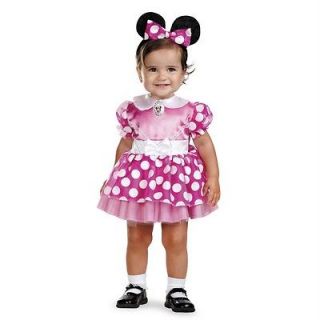 MINNIE MOUSE Clubhouse Pink Child Toddler Costume 12 18 months 